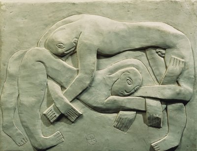 Die Ringer von Henri Gaudier Brzeska