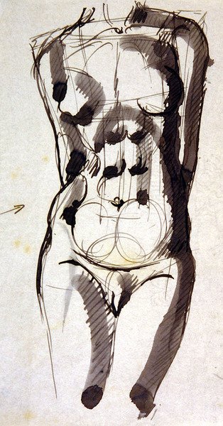 Weiblicher Torso von Henri Gaudier Brzeska
