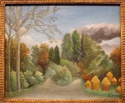 Ufer der Oise von Henri J.F. Rousseau