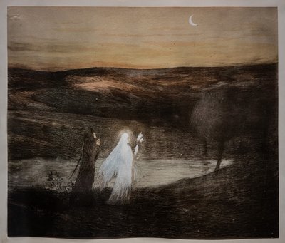 Dante trifft Beatrice von Henri Jean Guillaume Martin