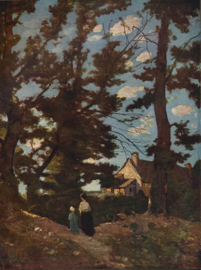 Eine Landschaft, um 1915 von Henri Joseph Harpignies