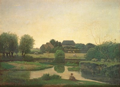 Der Teich, 1853 von Henri Joseph Harpignies