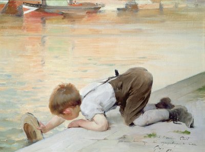 Am Kai von Henri Jules Jean Geoffroy