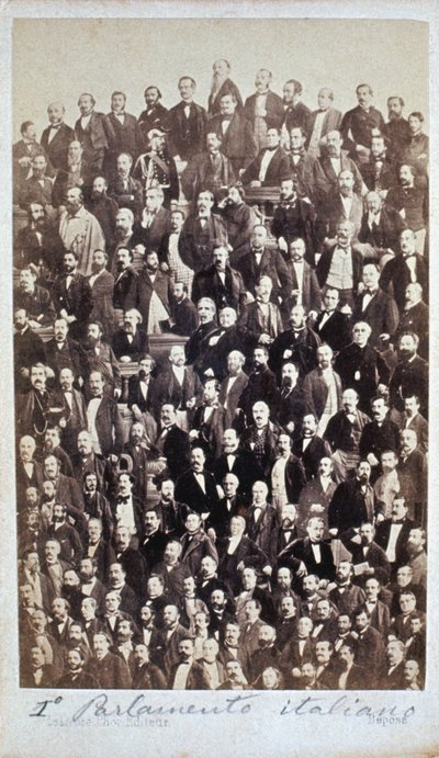 Das erste italienische Parlament 1861 von Henri Le Lieure