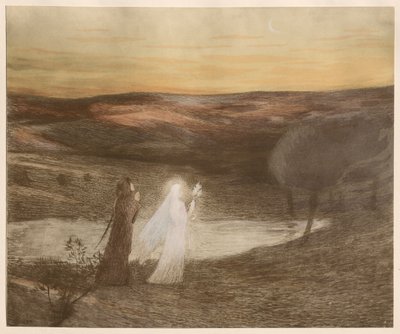Dante trifft Beatrice, 1898 von Henri Martin