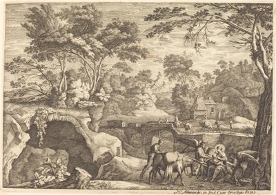 Die Flucht nach Ägypten von Henri Mauperche