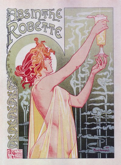 Absinthe Robette Poster, 1896 von Henri Henri Antoine Théodore Livemont