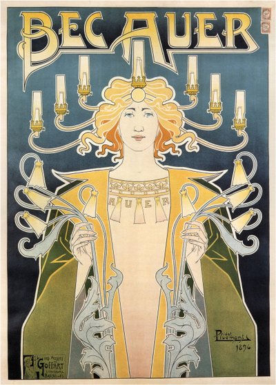 Bec Auer, 1896 von Henri Henri Antoine Théodore Livemont