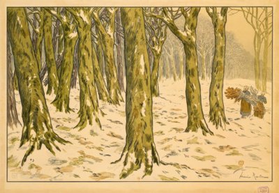 Le Bois. Der Winter von Henri Rivière