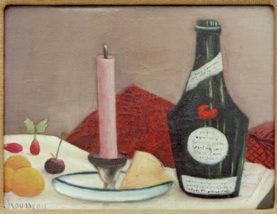 Die rosa Kerze von Henri Rousseau