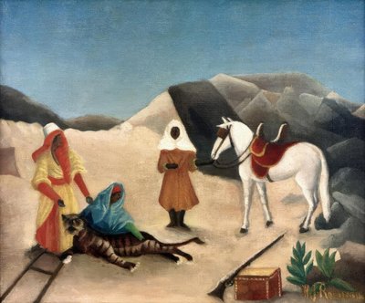 Die Tigerjagd von Henri Rousseau