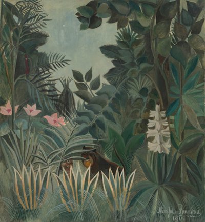 Der äquatoriale Dschungel, 1909 von Henri Rousseau