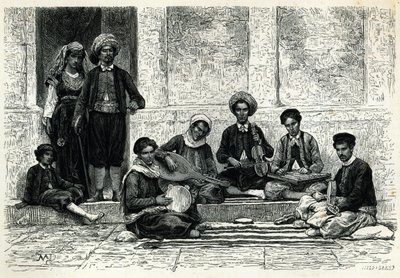 Ein jüdisches Konzert: Tlemcen von Henri Theophile Hildibrand
