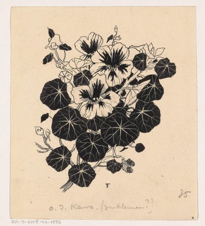 Kapuzinerkresse von Henri Verstijnen (signed by artist)