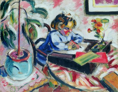Kleines Schulmädchen von Henri Victor Gabriel Le Fauconnier