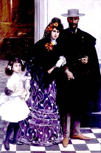 Spanische Familie von Henri Zo