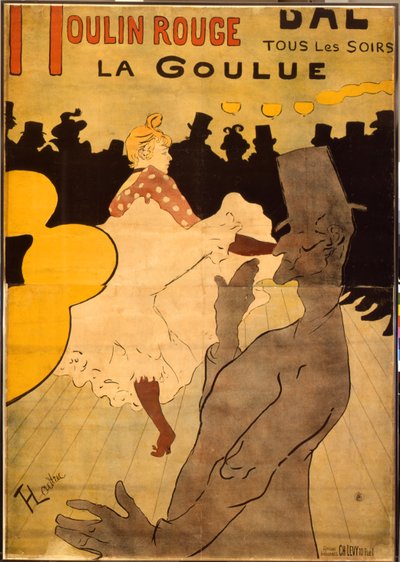 Moulin Rouge-La Goulue von Henri de Toulouse Lautrec