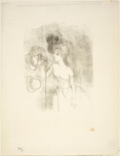 Anna Held und Baldy von Henri de Toulouse Lautrec