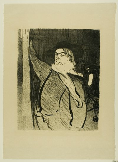 Aristide Bruant, aus Le Café-Concert von Henri de Toulouse Lautrec