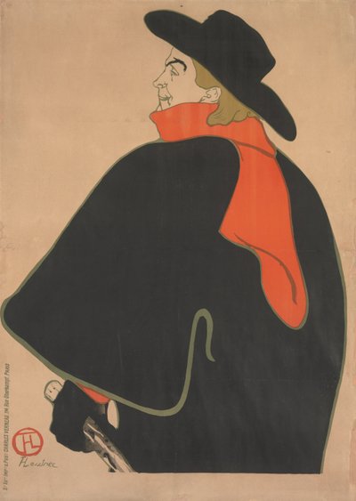 Aristide Bruant, in seinem Kabarett von Henri de Toulouse Lautrec