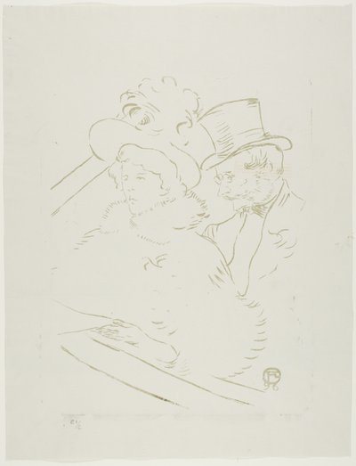 Beim Konzert von Henri de Toulouse Lautrec