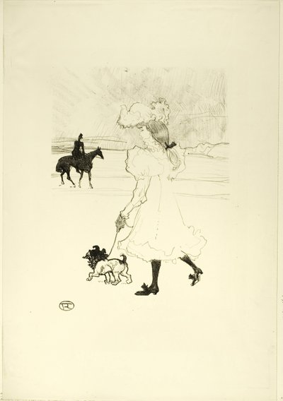 Im Wald von Henri de Toulouse Lautrec