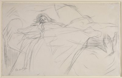 Im Bett, um 1896 von Henri de Toulouse Lautrec