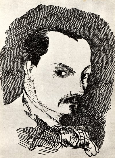Charles Baudelaire 1821-1867 von Henri de Toulouse Lautrec