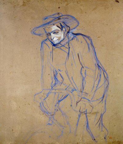 Schwarze Katze von Henri de Toulouse Lautrec