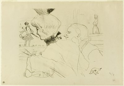 Paar in einem Café-Konzert von Henri de Toulouse Lautrec