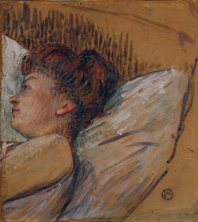 Frau im Bett von Henri de Toulouse Lautrec
