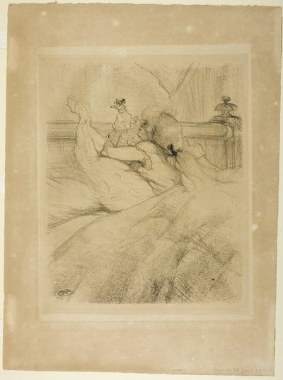Im Bett von Henri de Toulouse Lautrec