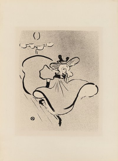 Jane Avril, aus Le Café-Concert von Henri de Toulouse Lautrec