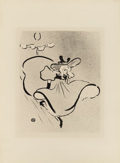 Jane Avril, aus Le Café-Concert von Henri de Toulouse Lautrec