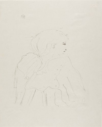 Jane Hading, aus Treize Lithographies von Henri de Toulouse Lautrec