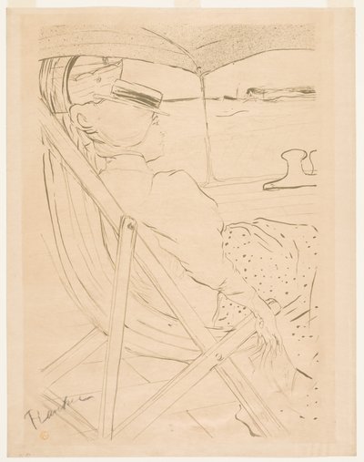 Die Passagierin von 54 von Henri de Toulouse Lautrec