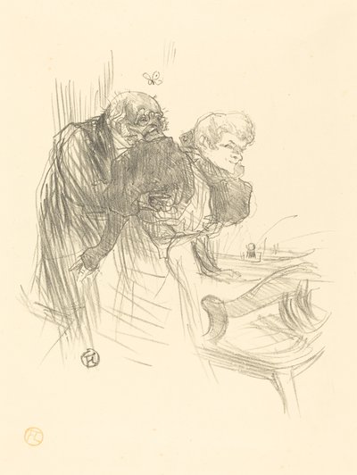 Die alten Schmetterlinge von Henri de Toulouse Lautrec