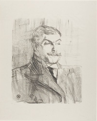 Lucien Guitry, aus Treize Lithographies von Henri de Toulouse Lautrec