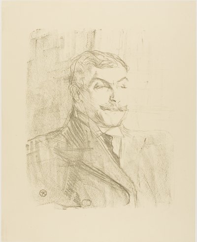 Lucien Guitry, aus Treize Lithographies von Henri de Toulouse Lautrec