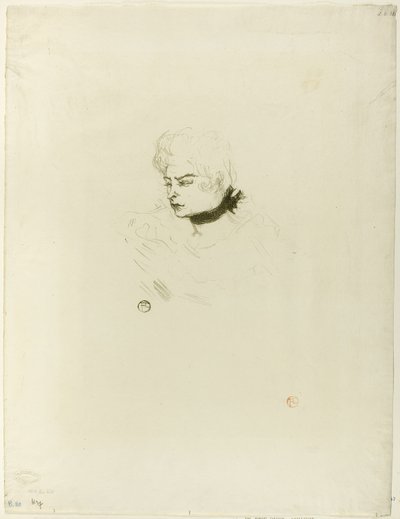 Mademoiselle Pois Vert von Henri de Toulouse Lautrec