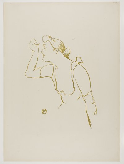 Paula Brébion, aus Le Café-Concert von Henri de Toulouse Lautrec