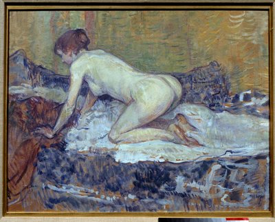 Rothaariger Akt in der Hocke von Henri de Toulouse Lautrec