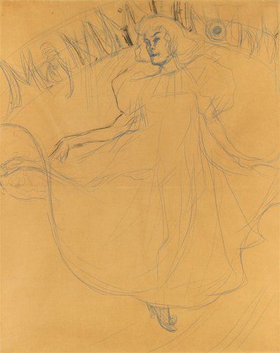 Studie für May Milton von Henri de Toulouse Lautrec