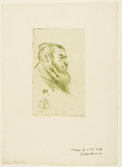 Tristan Bernard von Henri de Toulouse Lautrec