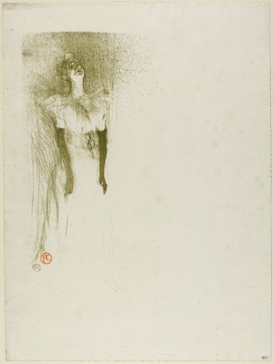 Yvette Guilbert von Henri de Toulouse Lautrec