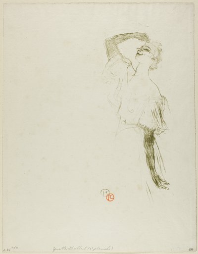 Yvette Guilbert von Henri de Toulouse Lautrec