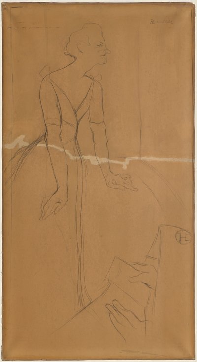 Yvette Guilbert von Henri de Toulouse Lautrec