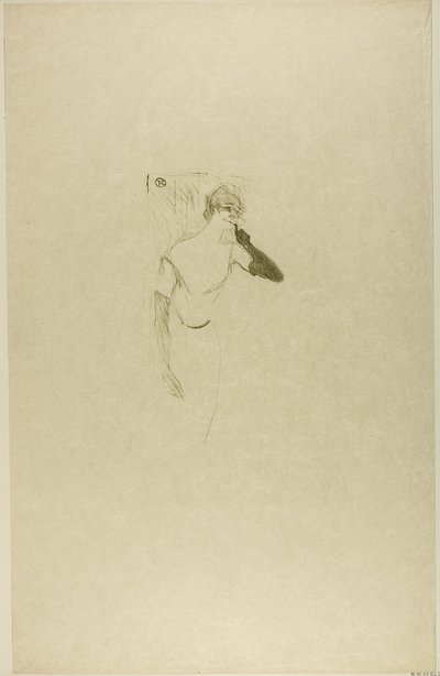 Yvette Guilbert, in Colombine à Pierrot von Henri de Toulouse Lautrec