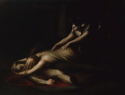 Der Schmerz von Kriemhild von Johann Heinrich Füssli