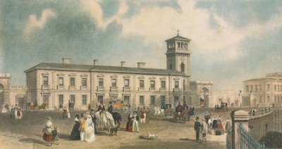 Bahnhof London Bridge, Bermondsey, London, 1845 von Henry Adlard